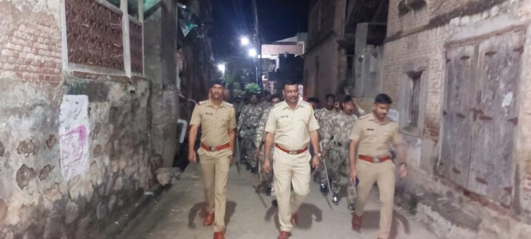 चिनावल; गणेश विसर्जनासाठी पोलिसांकडून तयारी पूर्ण